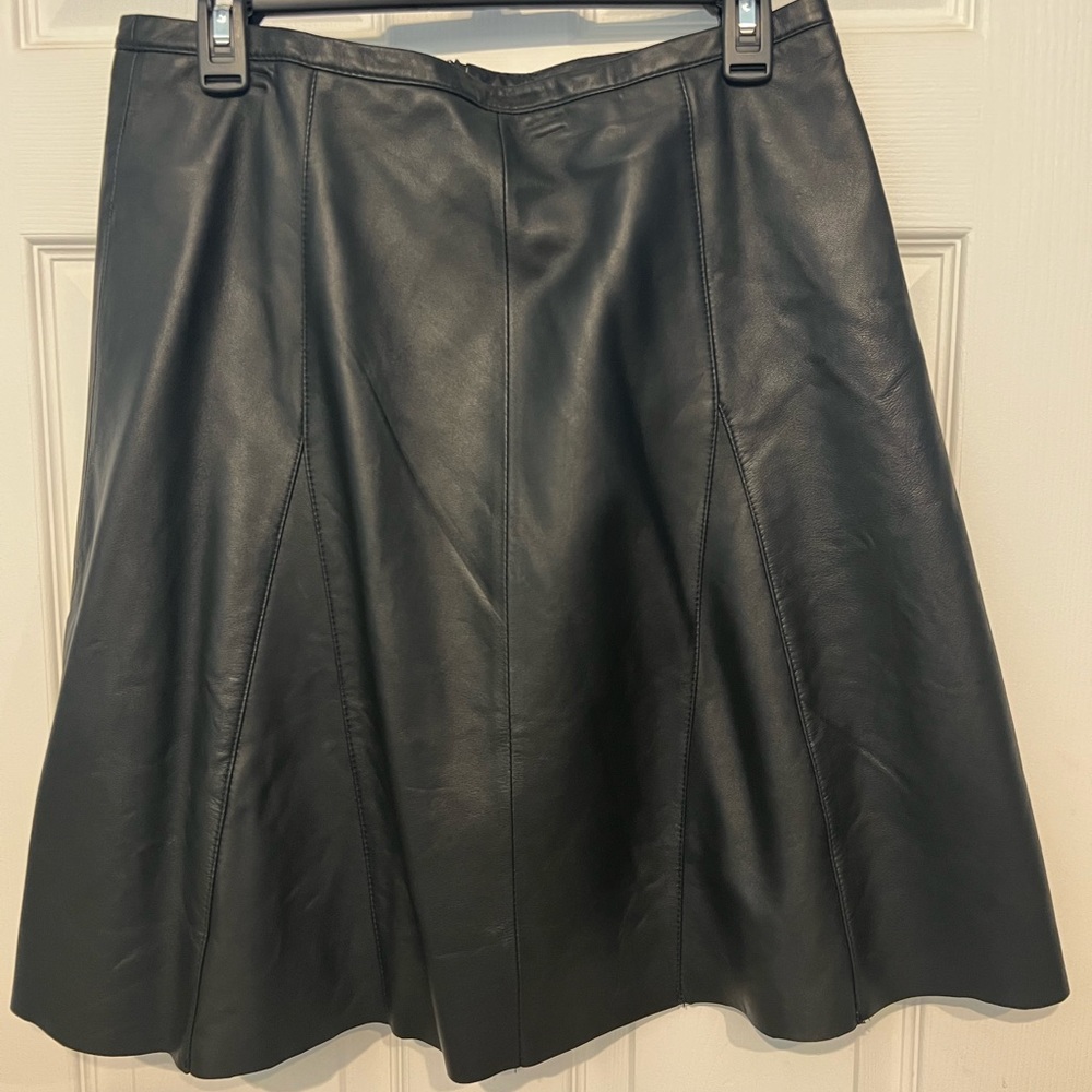 Territory Ahead leather skirt